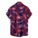 Montreal Canadiens NHL Hawaiian Tropical Leaves Shirt