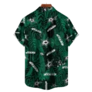Dallas Stars NHL Hawaiian Tropical Leaves Shirt