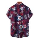 Winnipeg Jets NHL Hawaiian Tropical Leaves Shirt