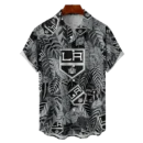 Los Angeles Kings NHL Hawaiian Tropical Leaves Shirt