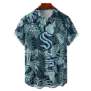 Seattle Kraken NHL Hawaiian Tropical Leaves Shirt