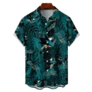 San Jose Sharks NHL Hawaiian Tropical Leaves Shirt