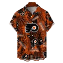 Philadelphia Flyers NHL Hawaiian Tropical Leaves Shirt
