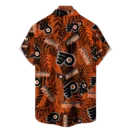Philadelphia Flyers NHL Hawaiian Tropical Leaves Shirt