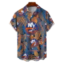 New York Islanders NHL Hawaiian Tropical Leaves Shirt