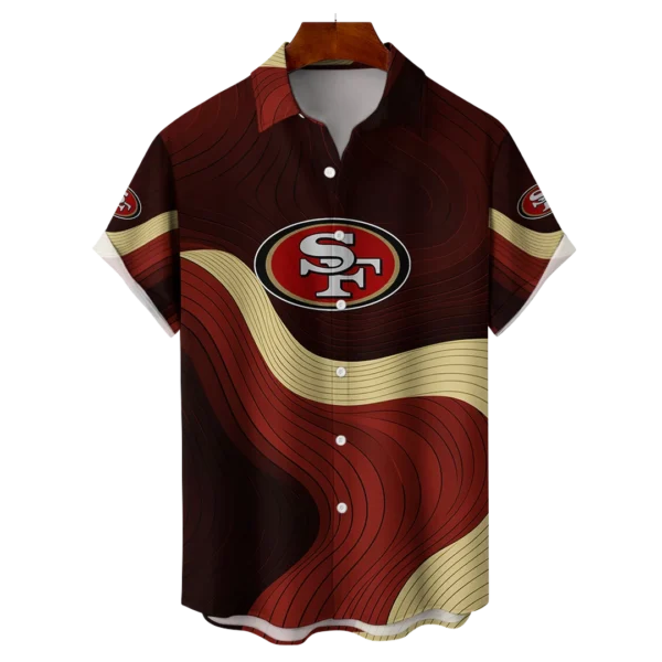 San Francisco 49ers NFL Eternal Ripple Hawaiian Shirt