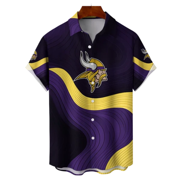 Minnesota Vikings NFL Eternal Ripple Hawaiian Shirt