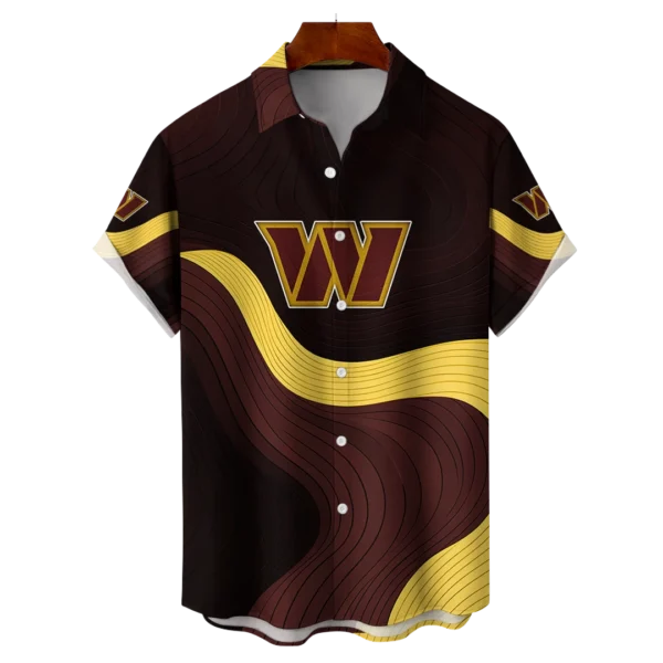 Washington Commanders NFL Eternal Ripple Hawaiian Shirt