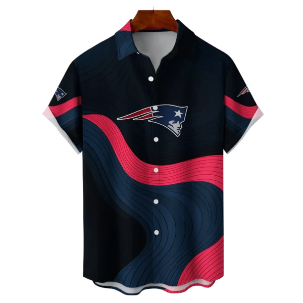 New England Patriots NFL Eternal Ripple Hawaiian Shirt