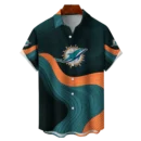 Miami Dolphins NFL Eternal Ripple Hawaiian Shirt