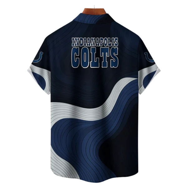 Indianapolis Colts NFL Eternal Ripple Hawaiian Shirt - Image 2