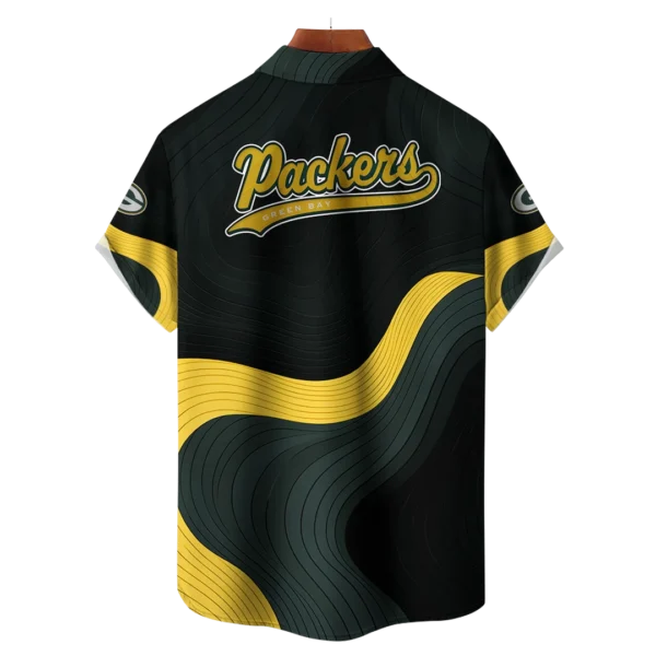 Green Bay Packers NFL Eternal Ripple Hawaiian Shirt - Image 2