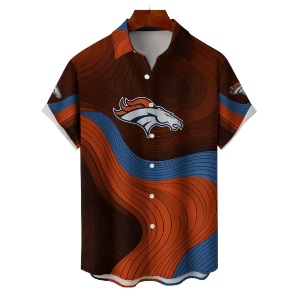 Denver Broncos NFL Eternal Ripple Hawaiian Shirt