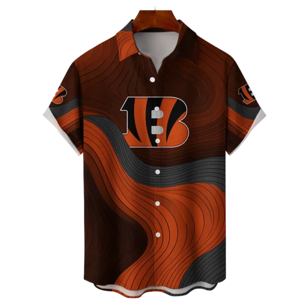 Cincinnati Bengals NFL Eternal Ripple Hawaiian Shirt