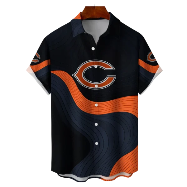 Chicago Bears NFL Eternal Ripple Hawaiian Shirt