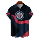 Winnipeg Jets Hockey Eternal Ripple Hawaiian Shirt