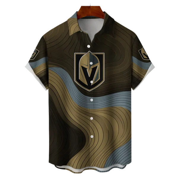 Vegas Golden Knights Hockey Eternal Ripple Hawaiian Shirt