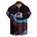 Colorado Avalanche Hockey Eternal Ripple Hawaiian Shirt