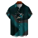 San Jose Sharks Hockey Eternal Ripple Hawaiian Shirt