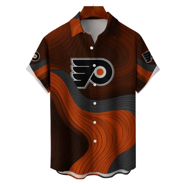 Philadelphia Flyers Hockey Eternal Ripple Hawaiian Shirt