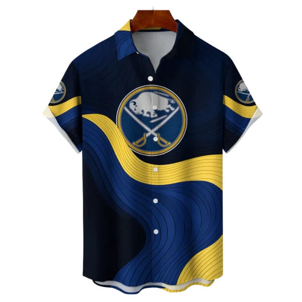 Buffalo Sabres Hockey Eternal Ripple Hawaiian Shirt