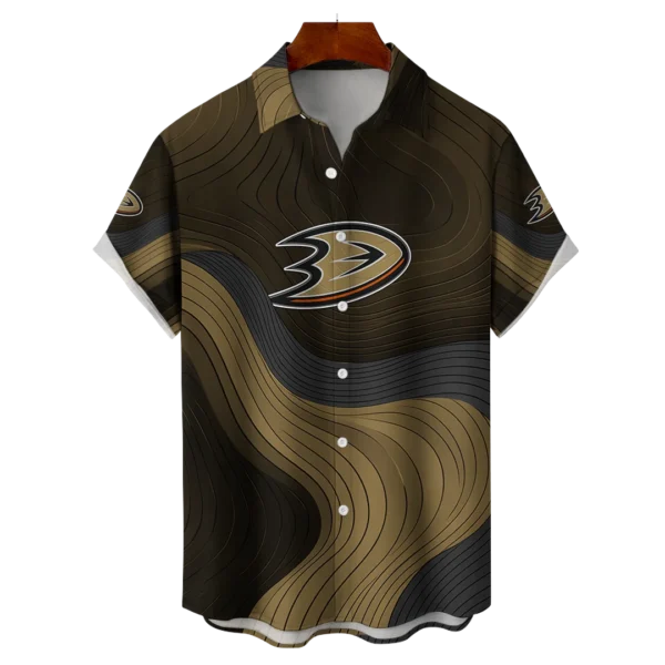 Anaheim Ducks Hockey Eternal Ripple Hawaiian Shirt