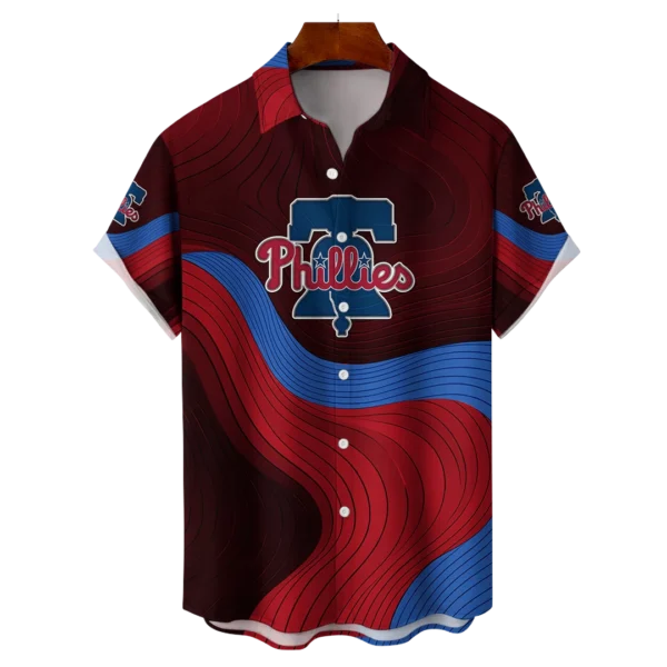 Philadelphia Phillies MLB Eternal Ripple Hawaiian Shirt