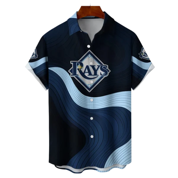Tampa Bay Rays MLB Eternal Ripple Hawaiian Shirt