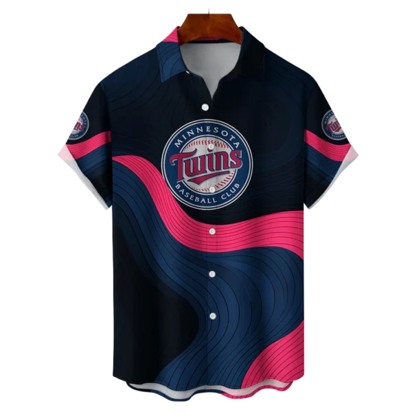 Minnesota Twins MLB Eternal Ripple Hawaiian Shirt