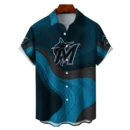 Miami Marlins MLB Eternal Ripple Hawaiian Shirt