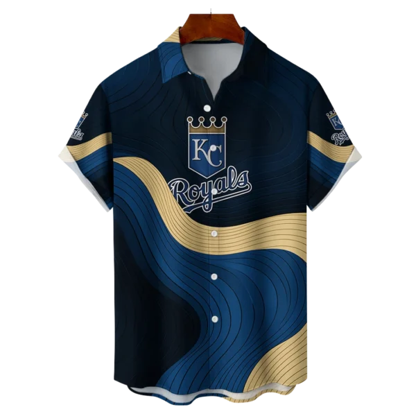 Kansas City Royals MLB Eternal Ripple Hawaiian Shirt
