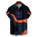 Detroit Tigers MLB Eternal Ripple Hawaiian Shirt