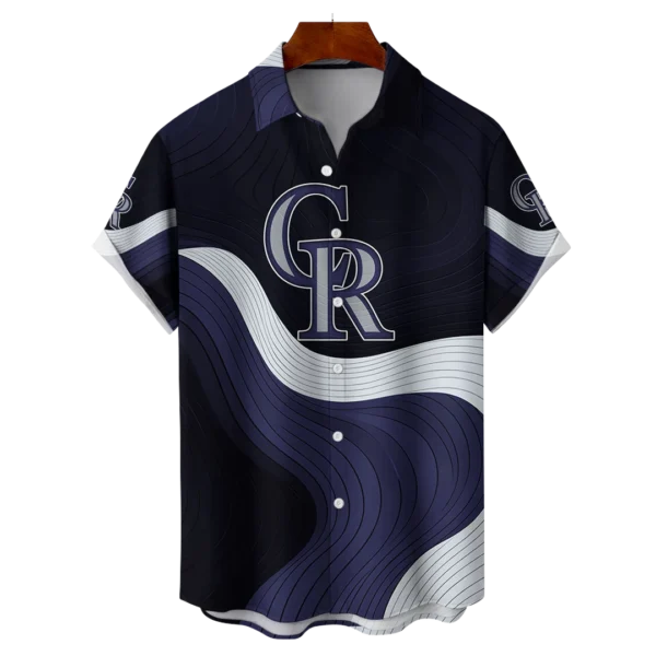 Colorado Rockies MLB Eternal Ripple Hawaiian Shirt