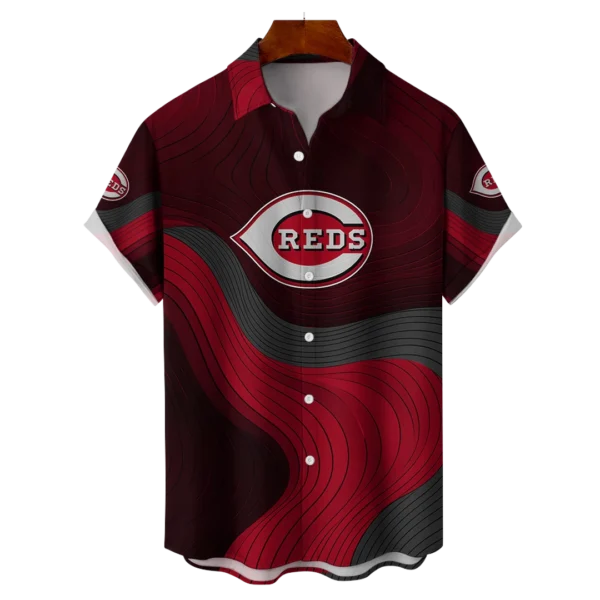 Cincinnati Reds MLB Eternal Ripple Hawaiian Shirt