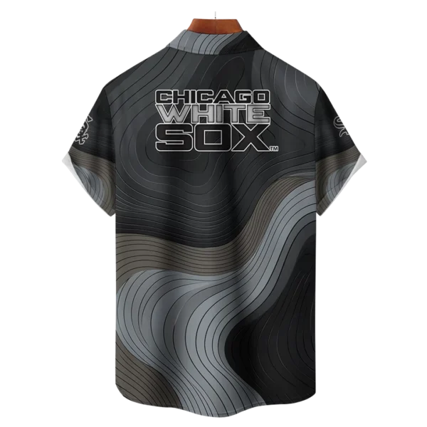 Chicago White Sox MLB Eternal Ripple Hawaiian Shirt - Image 2