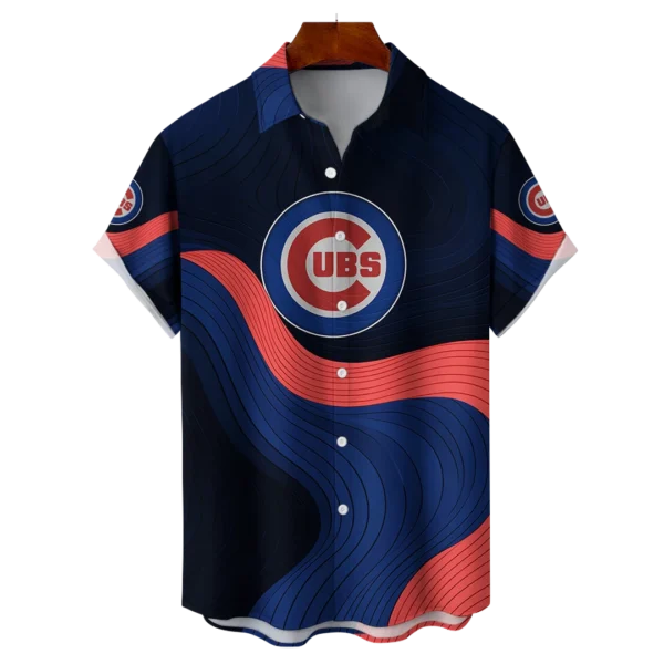 Chicago Cubs MLB Eternal Ripple Hawaiian Shirt