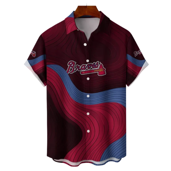Atlanta Braves MLB Eternal Ripple Hawaiian Shirt