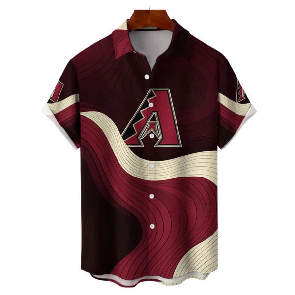 Arizona Diamondbacks MLB Eternal Ripple Hawaiian Shirt