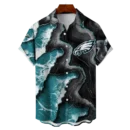 Philadelphia Eagles NFL Waveband Fusion Hawaiian Shirt