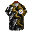 Pittsburgh Steelers NFL Waveband Fusion Hawaiian Shirt