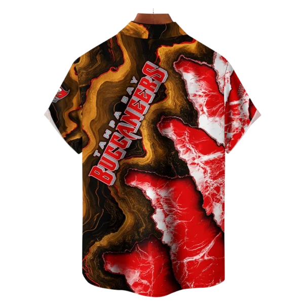 Tampa Bay Buccaneers NFL Waveband Fusion Hawaiian Shirt - Image 2