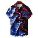 New York Giants NFL Waveband Fusion Hawaiian Shirt