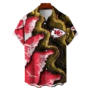 Kansas City Chiefs NFL Waveband Fusion Hawaiian Shirt