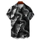Las Vegas Raiders NFL Waveband Fusion Hawaiian Shirt