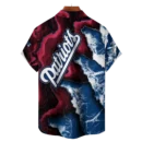 New England Patriots NFL Waveband Fusion Hawaiian Shirt