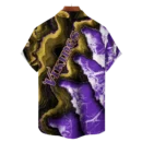 Minnesota Vikings NFL Waveband Fusion Hawaiian Shirt
