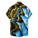 Los Angeles Chargers NFL Waveband Fusion Hawaiian Shirt