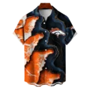 Denver Broncos NFL Waveband Fusion Hawaiian Shirt