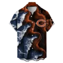 Chicago Bears NFL Waveband Fusion Hawaiian Shirt
