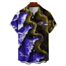 Baltimore Ravens NFL Waveband Fusion Hawaiian Shirt